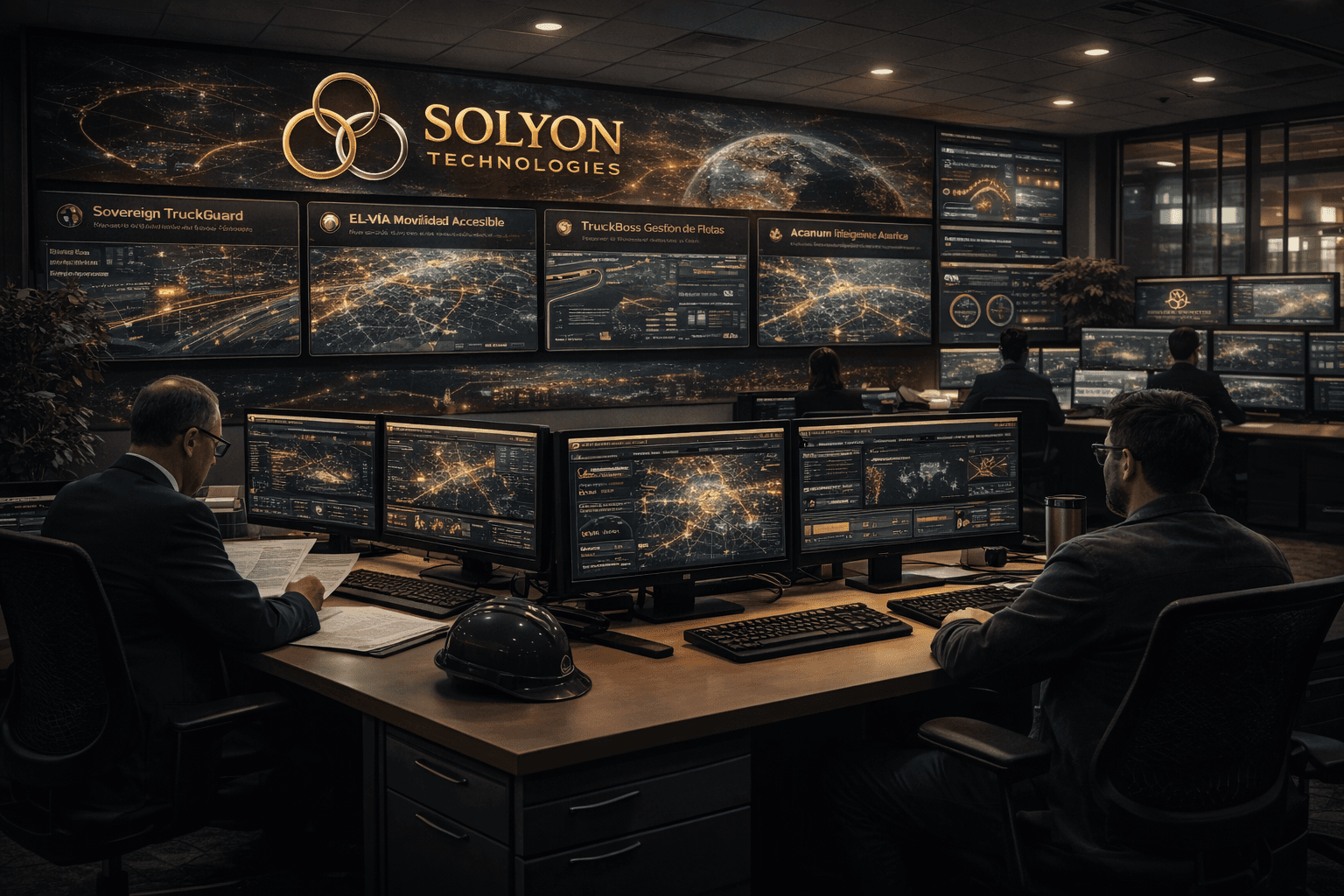 Presentación e interacción institucional de SOLYON Technologies